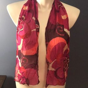 Silky pink/ red, scarf